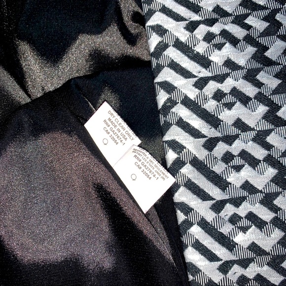 Eva Franco Size 4 Vera Dress Bow Black Silver - Picture 12 of 12